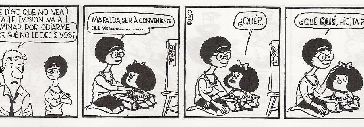 Mafalda II: sólo afecta a los niños…